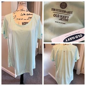 Old Navy Active XXL Mint Tee NWT